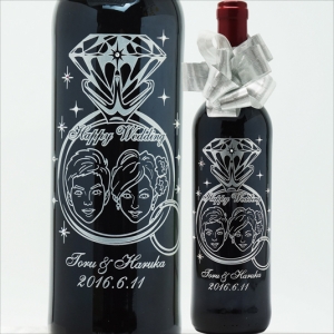 似顔絵　ウエディング